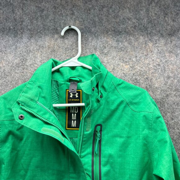 Under Armour Jacket Women Medium Green Infrared Snowboarding UA Storm Full Zip - Picture 13 of 13